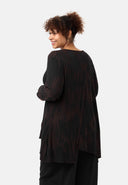 'Ombra' tunic – gearradh assiméadrach agus titim shreafaí