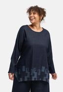 'Tunika' Nila – Dark Denim, Priontáil Laser