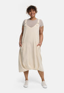 'Linaya' Pinafore Dress – airy & soft made from cotton-linen